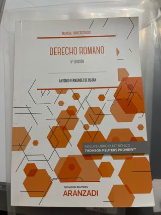 Derecho Romano (Papel + e-book)