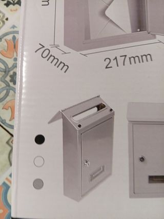 Buzón correo EMIPRO 217x70x300mm