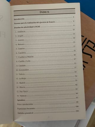 Libro selectividad frances. 