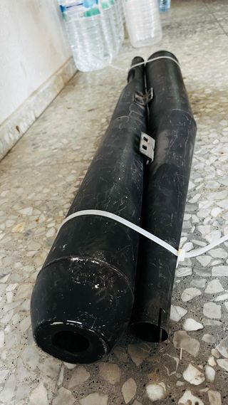 Tubos escape BMW R100 negros