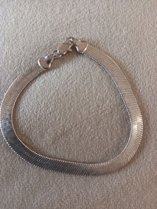 Pulsera plata - Serpiente