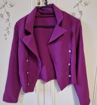 Giacca viola donna - leggera