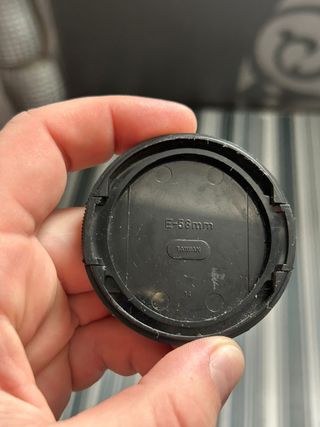 Tapa para objetivo Canon 58 mm