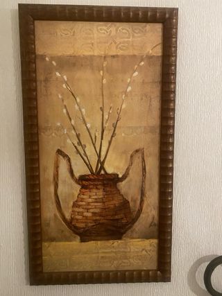 Cuadro decorativo - Flores en jarrón