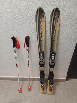 Esquís Rossignol 110 + Bastones