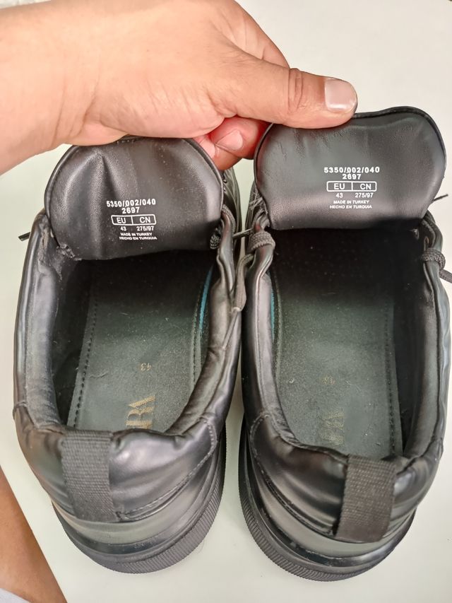 Zapatillas hombre negras