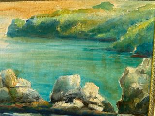 Cuadro Antonio Falcó - Paisaje Costero 49x40cm