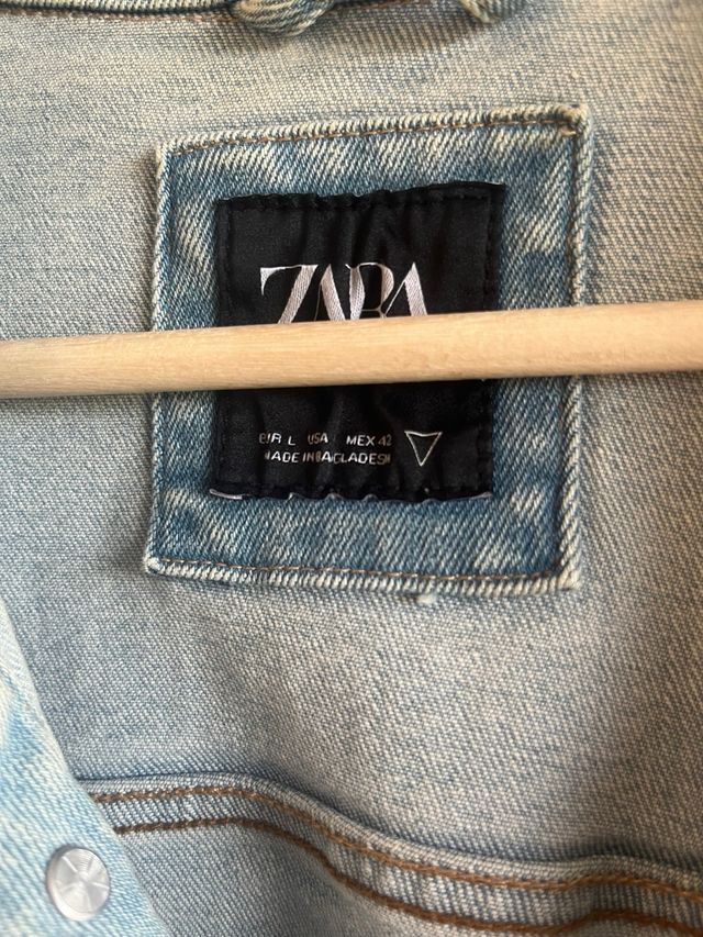 Chaqueta vaquera Zara - Azul