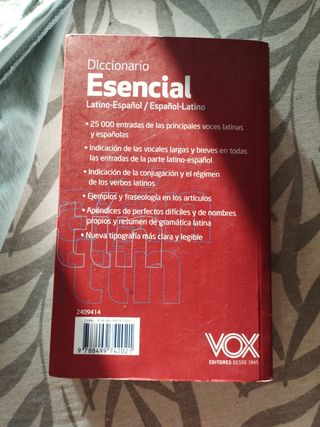 Diccionario Esencial Latino. Latino-Español/ Es...