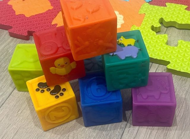 Alfombra Rompecabezas Infantil + Bloques