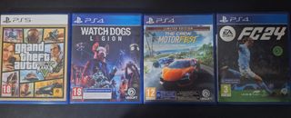 PS4/PS5 Games - 4 juegos
