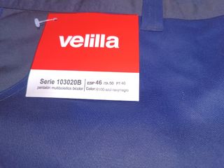 Pantalón trabajo Velilla azul marino
