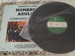 Vinilo Carnaval Cádiz: Comparsa Hombres Azules