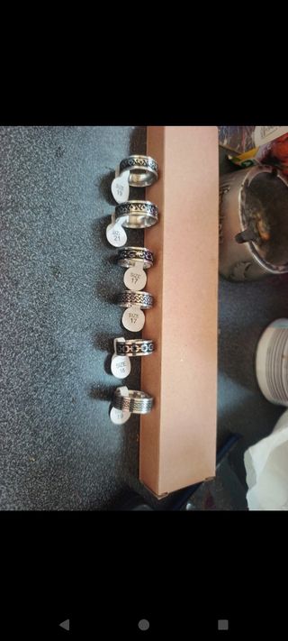 Anillos Acero Hombre 