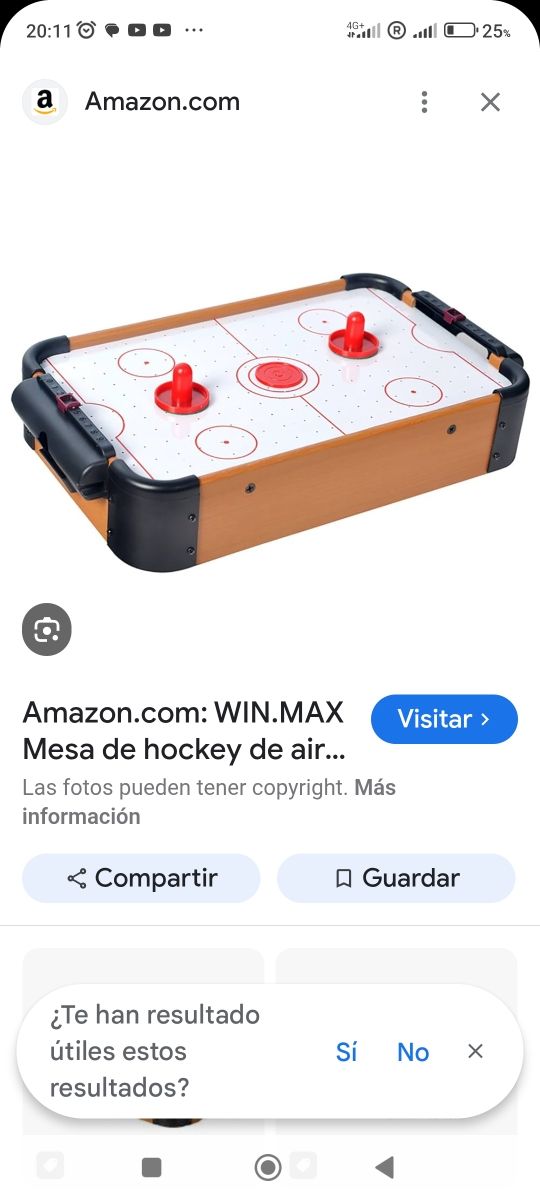 Juego infantil - Mesa hockey aire  NUEVA