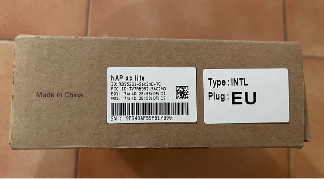 MikroTik hAP ac lite - Router WiFi - Nuevo en Caja