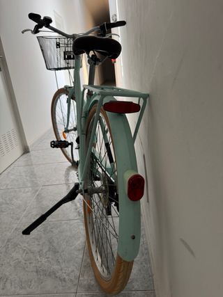 Bicicleta clásica verde menta