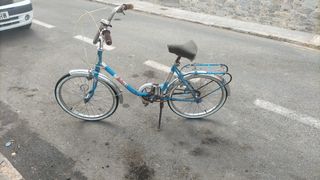 Bicicleta Orbea clásica azul