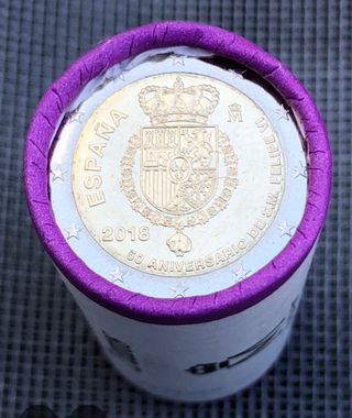 Rollo cartucho 2€ España 2018