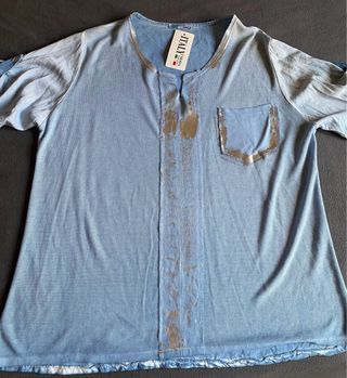 Blusa italiana algodón- elastano
