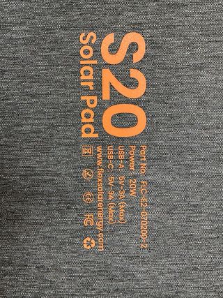 FlexSolar 20W Cargador de panel solar #556588