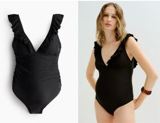 Bañador premamá H&M negro - talla S