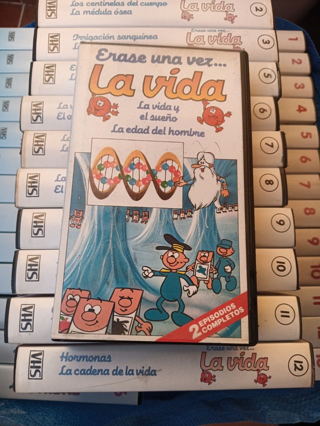 VHS Erase una vez... la vida (12 falta la 4)