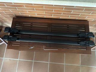 Barras baca coche negras