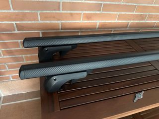 Barras baca coche negras