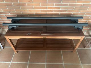 Barras baca coche negras