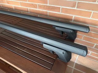 Barras baca coche negras