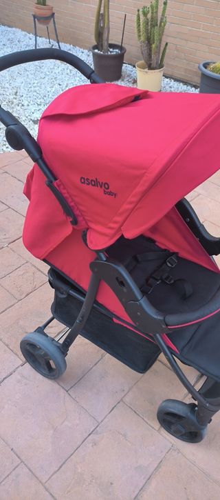 Silla paseo Asalvo Baby roja