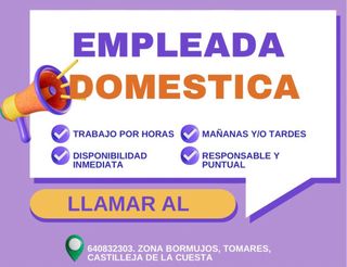 ofrezco mis servicios domésticos