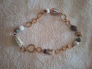 Collar Zara dorado multicolor
