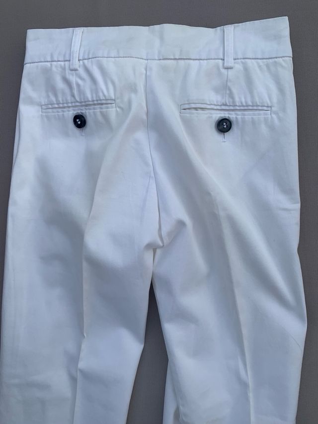 Pantalones Mango blancos T36