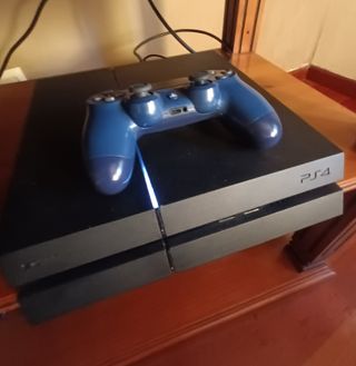 PS4  1TB + mando azul marino