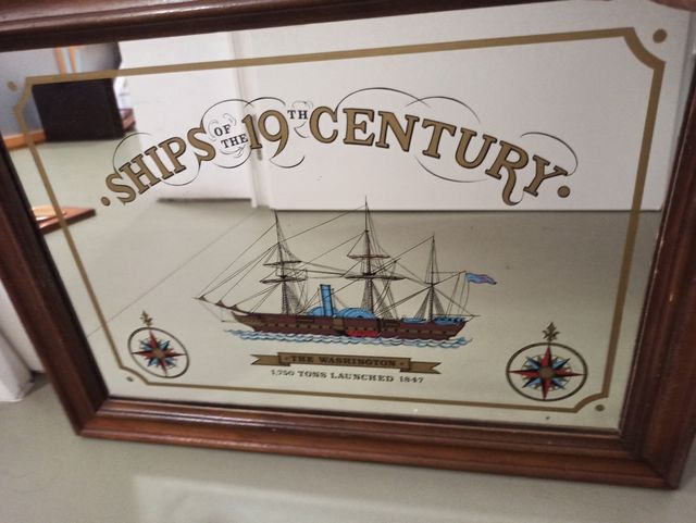 Espejo náutico estilo siglo XIX