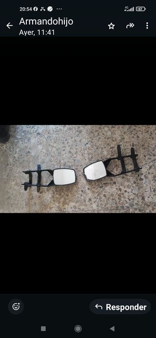 Espejo retrovisor caravana