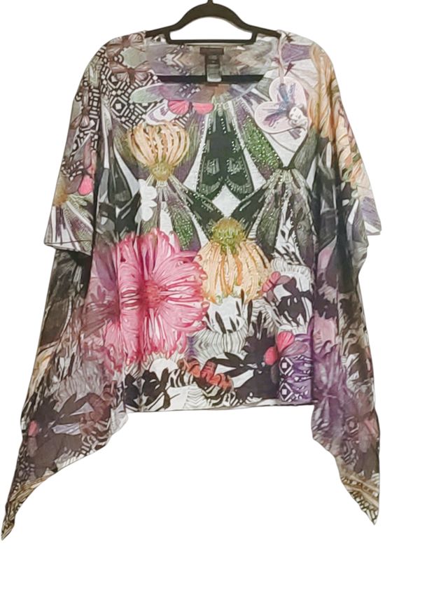 Túnica estampada multicolor CUSTO BARCELONA