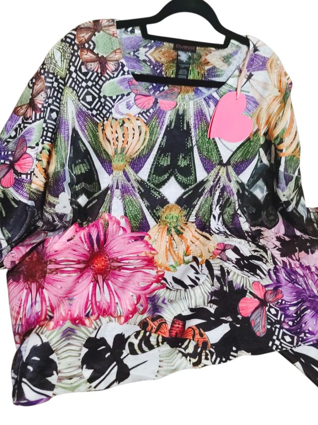 Túnica estampada multicolor CUSTO BARCELONA