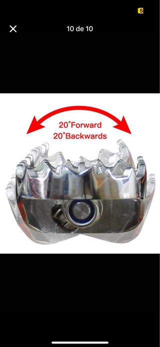 Peseiras BMW - Apoio pés Moto