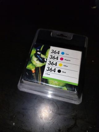 Tinta HP 364 - 4 cartuchos nuevos