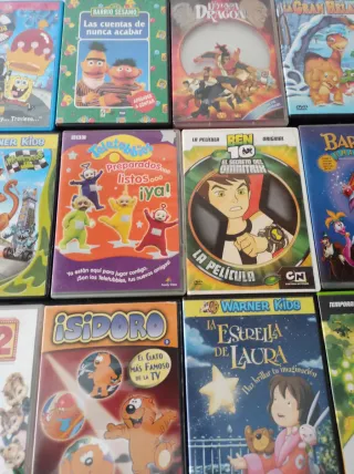 43 DVD infantiles 20 e