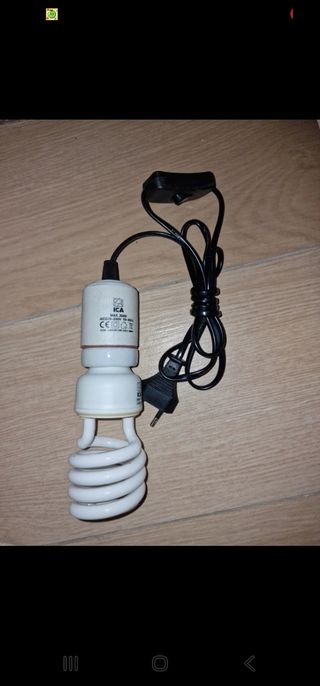 Bombilla espiral ICA 25W amfibios calor