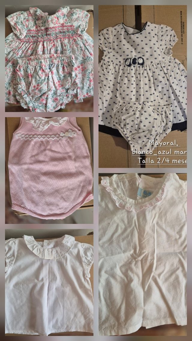 Ropa bebé niña 2-4 meses, 3_6 meses, ver fotos