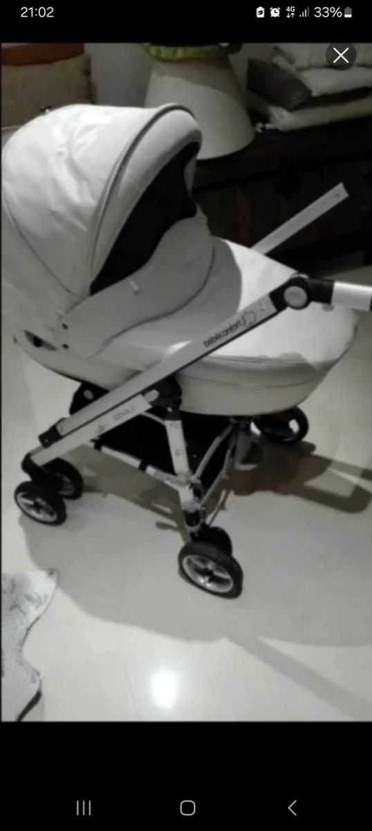 Cochecito bebé Confort Trio blanco