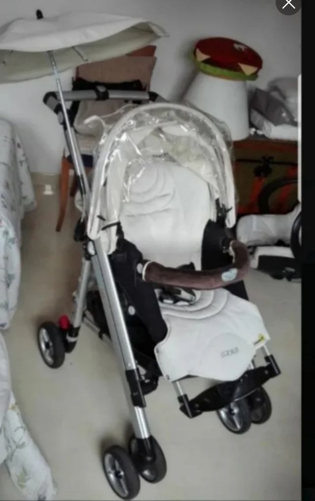 Cochecito bebé Confort Trio blanco