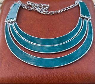 Collar turquesa plata