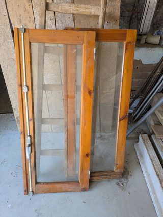 Lote ventanas madera
