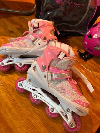 Conjunto Patines niña + protecciones